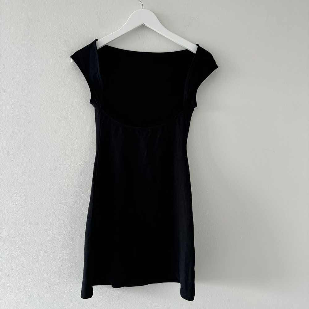 Reformation Chaine Black Low Back Mini Dress - image 4