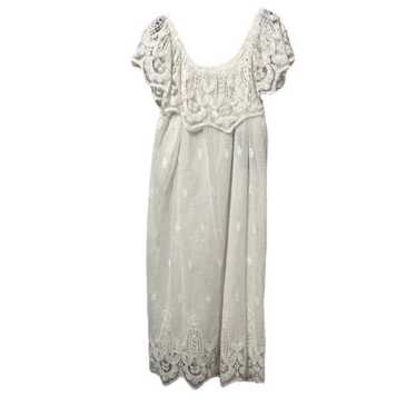 Tuckernuck Avalon White Lace Maxi Dress Size XXL