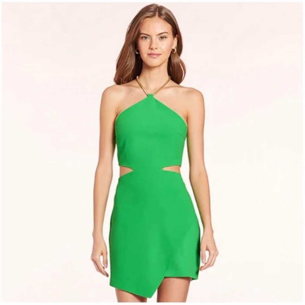 NEW AMANDA UPRICHARD Tyler Mini Dress, Grass Gree… - image 1