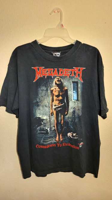 Megadeth Tシャツ シングルステッチ　USA製　バルズアウト90s MEGADETH Tシャツ サイズXL USA製 メガデス シングルステッチ