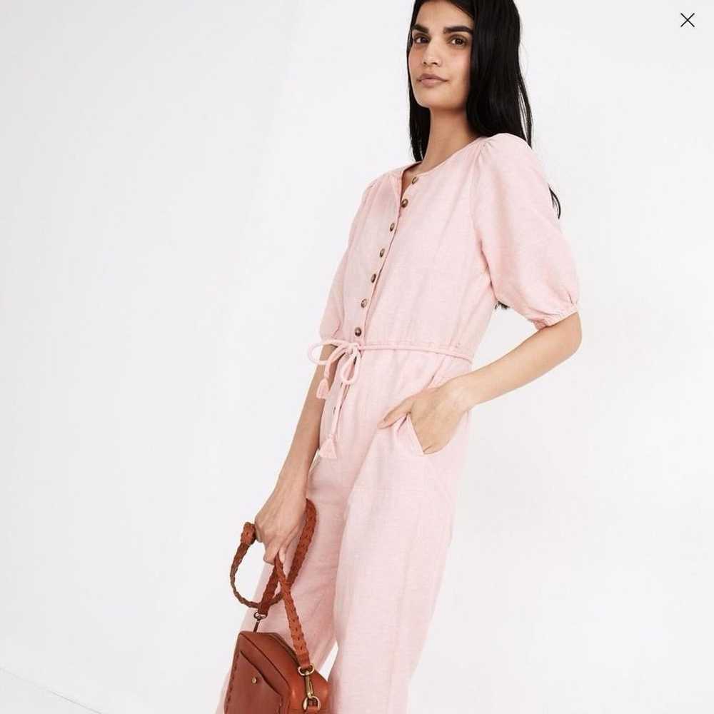 Madewell linen jumpsuit - image 4