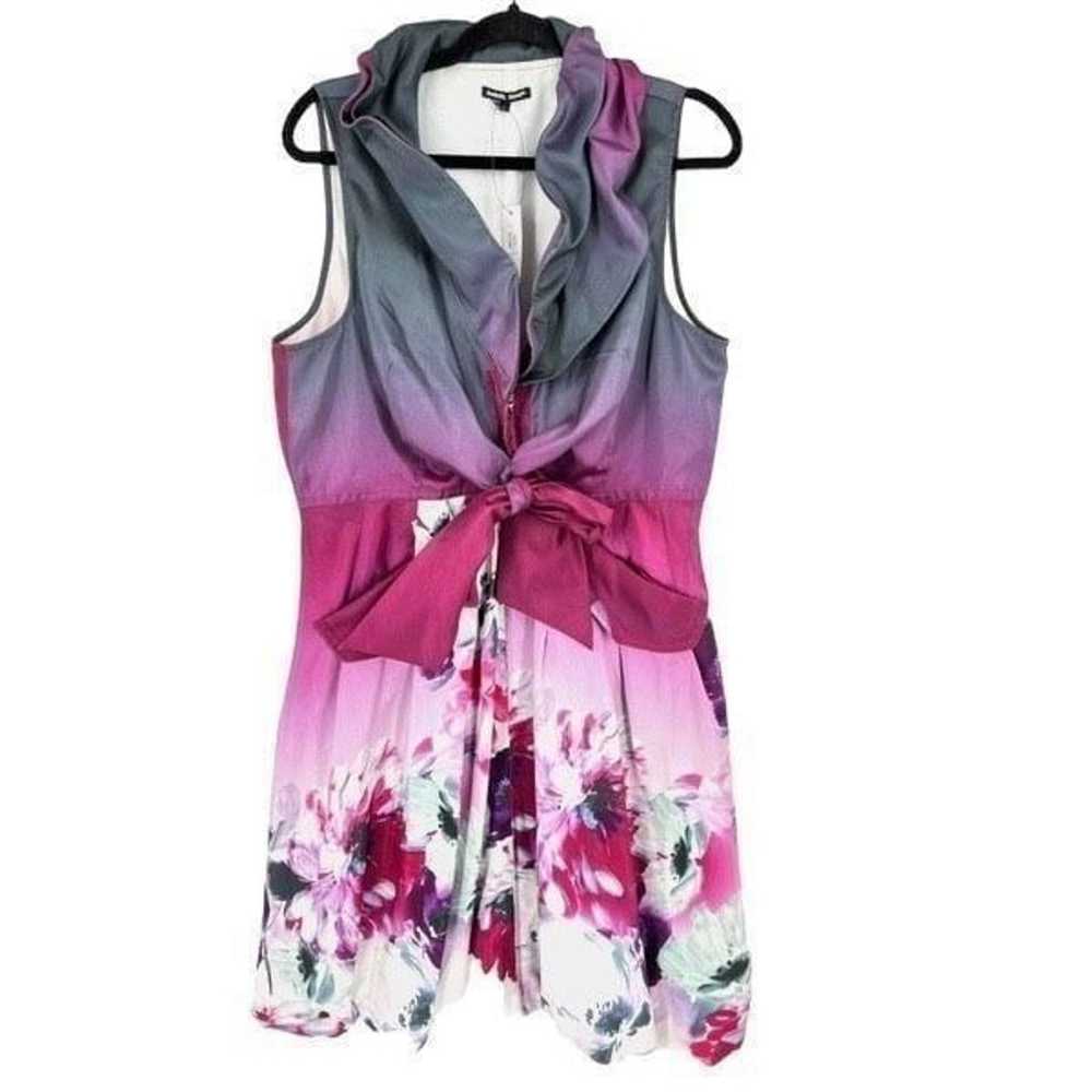 NWT Samuel Dong Womens Sleeveless Cross Tie Front… - image 1