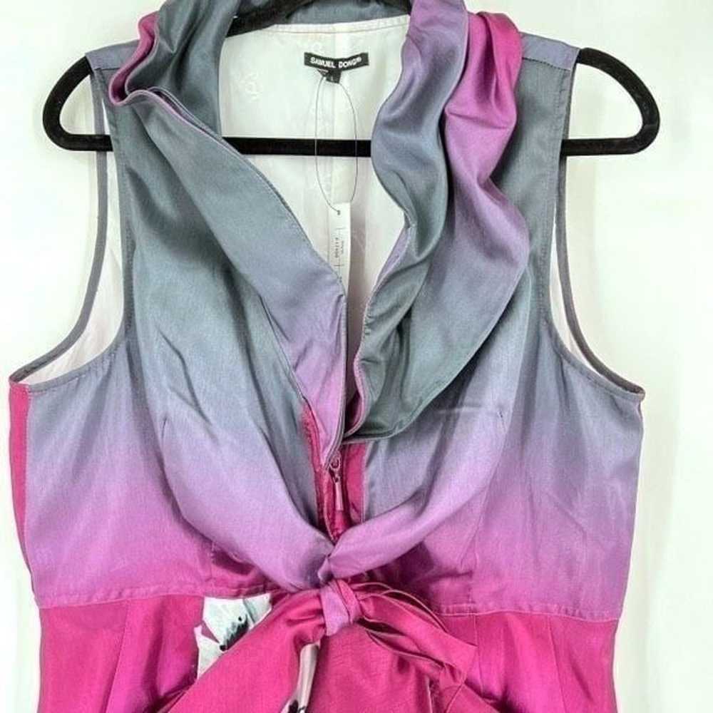 NWT Samuel Dong Womens Sleeveless Cross Tie Front… - image 3