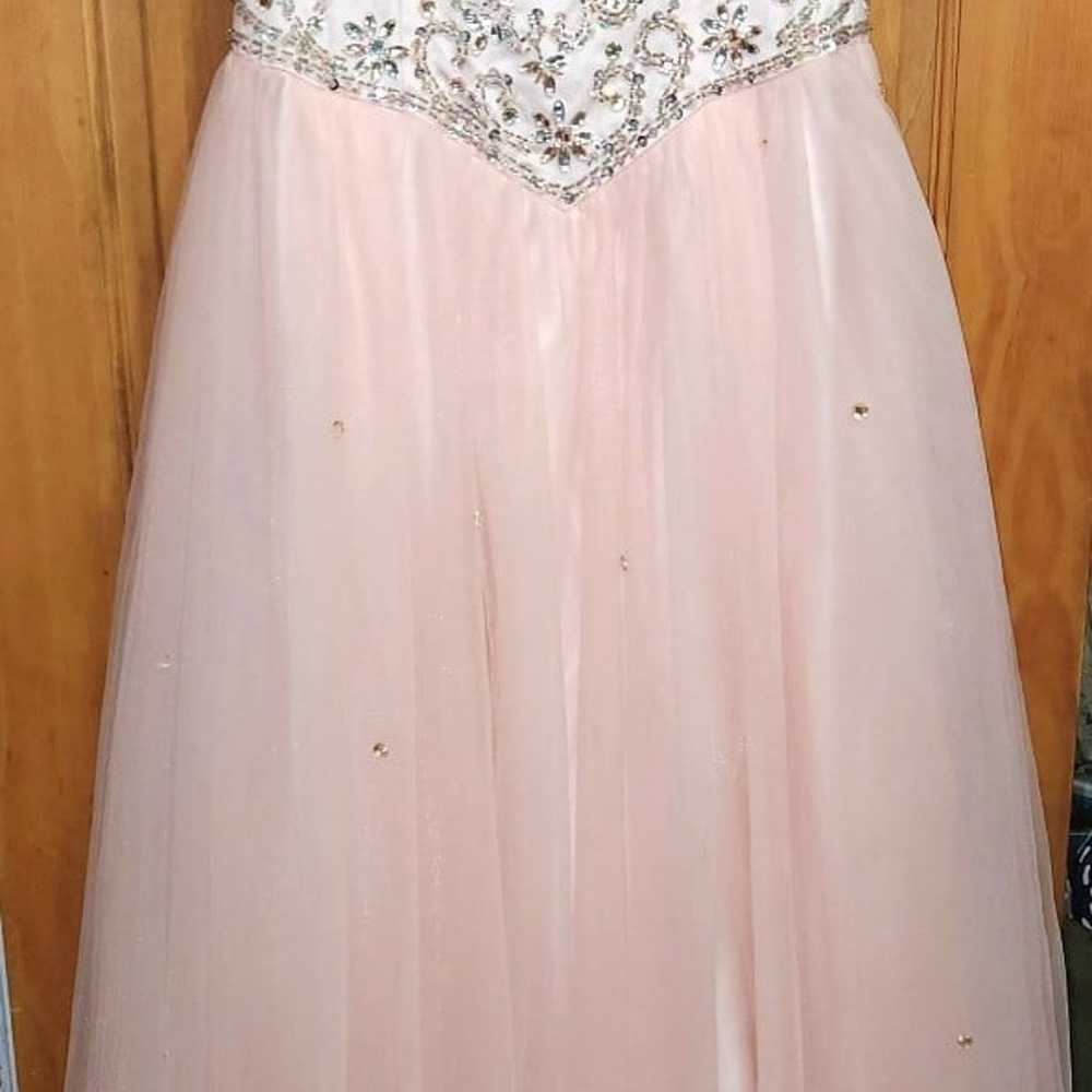 Lace Up Back Ball Room Gown Sz.8 - image 2