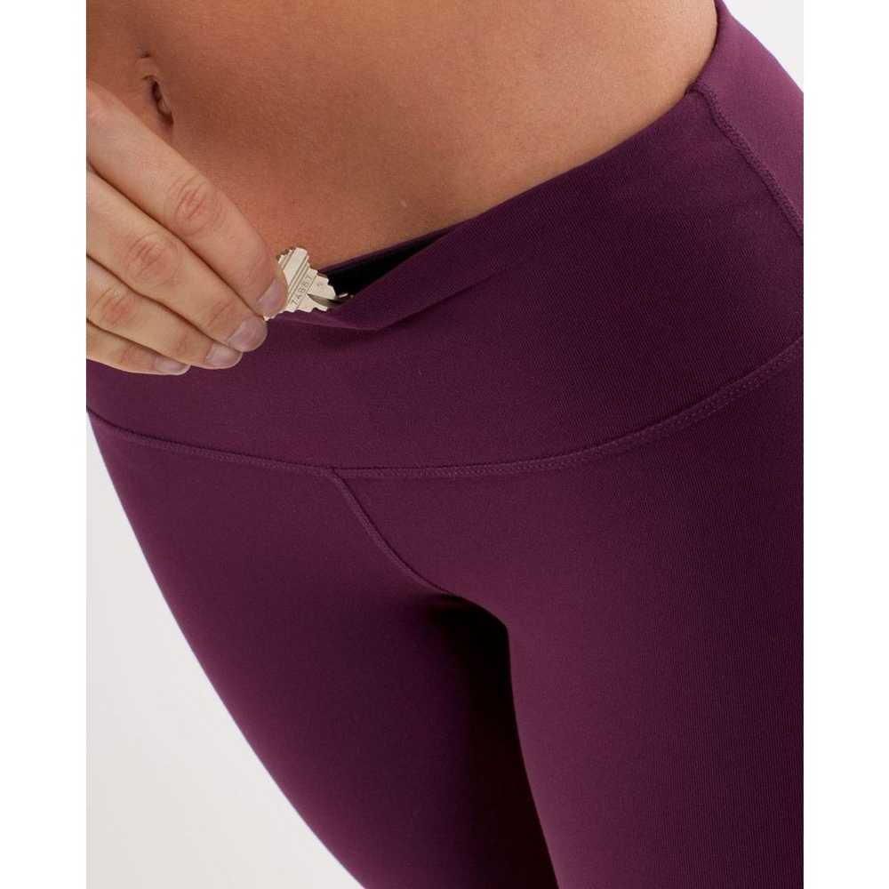 Lululemon Lululemon Wunder Under Crop Plum Leggin… - image 3