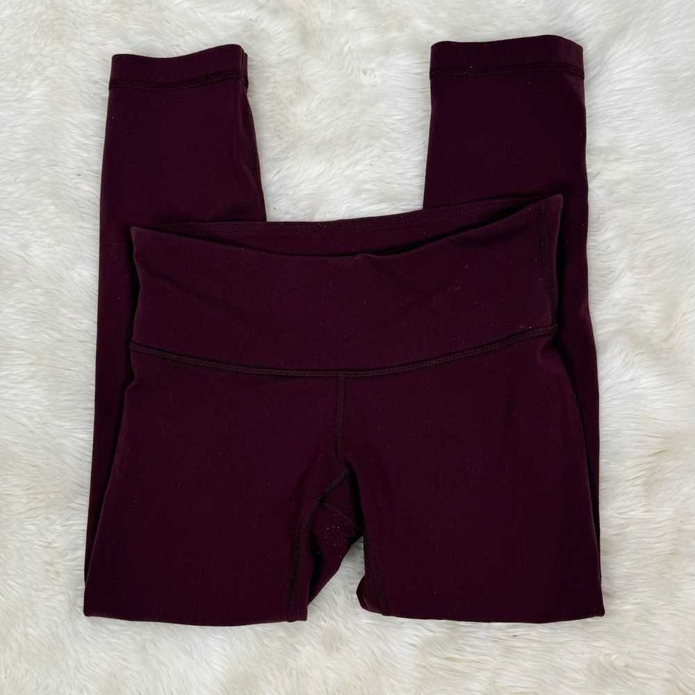 Lululemon Lululemon Wunder Under Crop Plum Leggin… - image 4