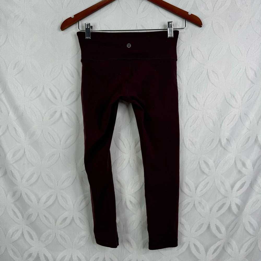 Lululemon Lululemon Wunder Under Crop Plum Leggin… - image 7