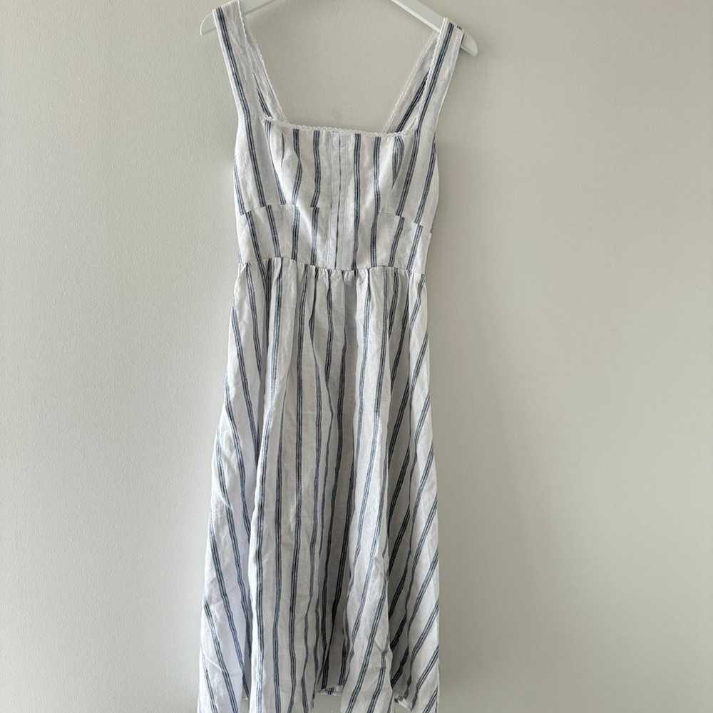 Reformation Tagliatelle Stripe Linen Dress - image 4