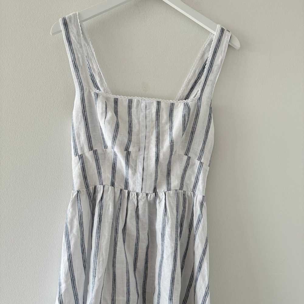 Reformation Tagliatelle Stripe Linen Dress - image 5