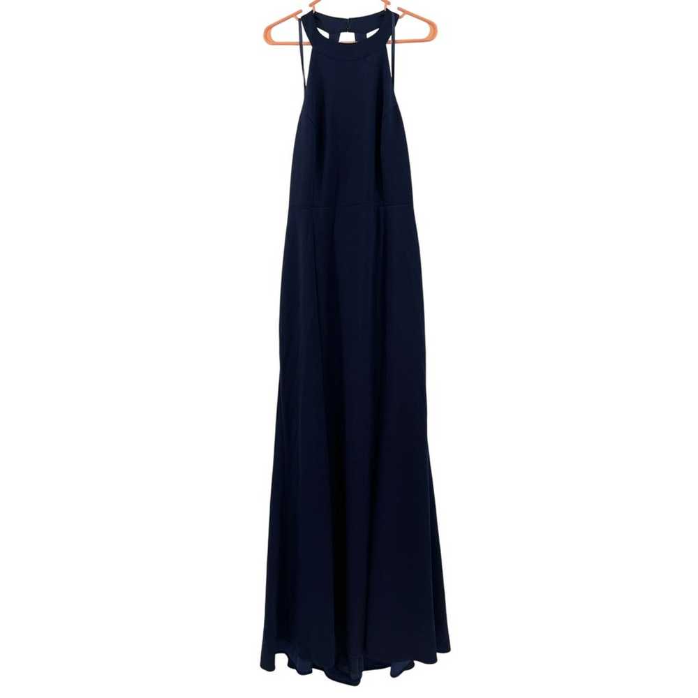 BHLDN Lennox Dress Size 16 Navy Bridesmaid Weddin… - image 1