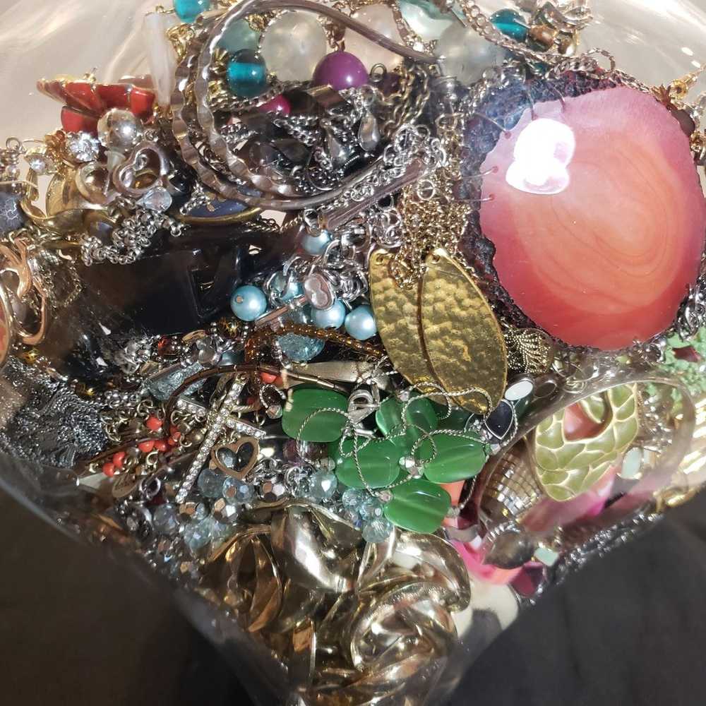 7 lbs Wearable Costume Jewelry Lot - image 4