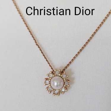 Christian Dior Fake Pearl Necklace