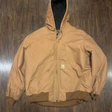 Carhartt Brown carhartt hooded jacket - image 1