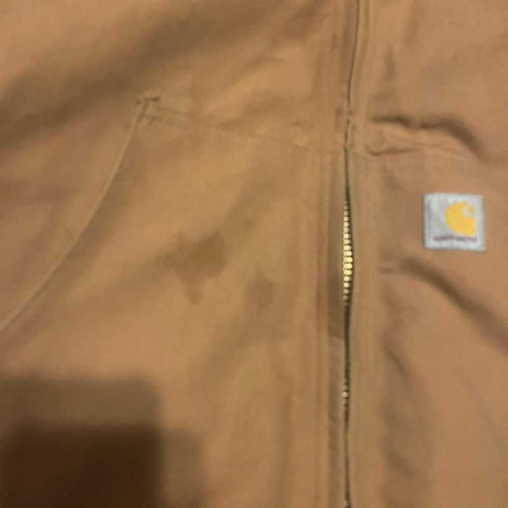 Carhartt Brown carhartt hooded jacket - image 2