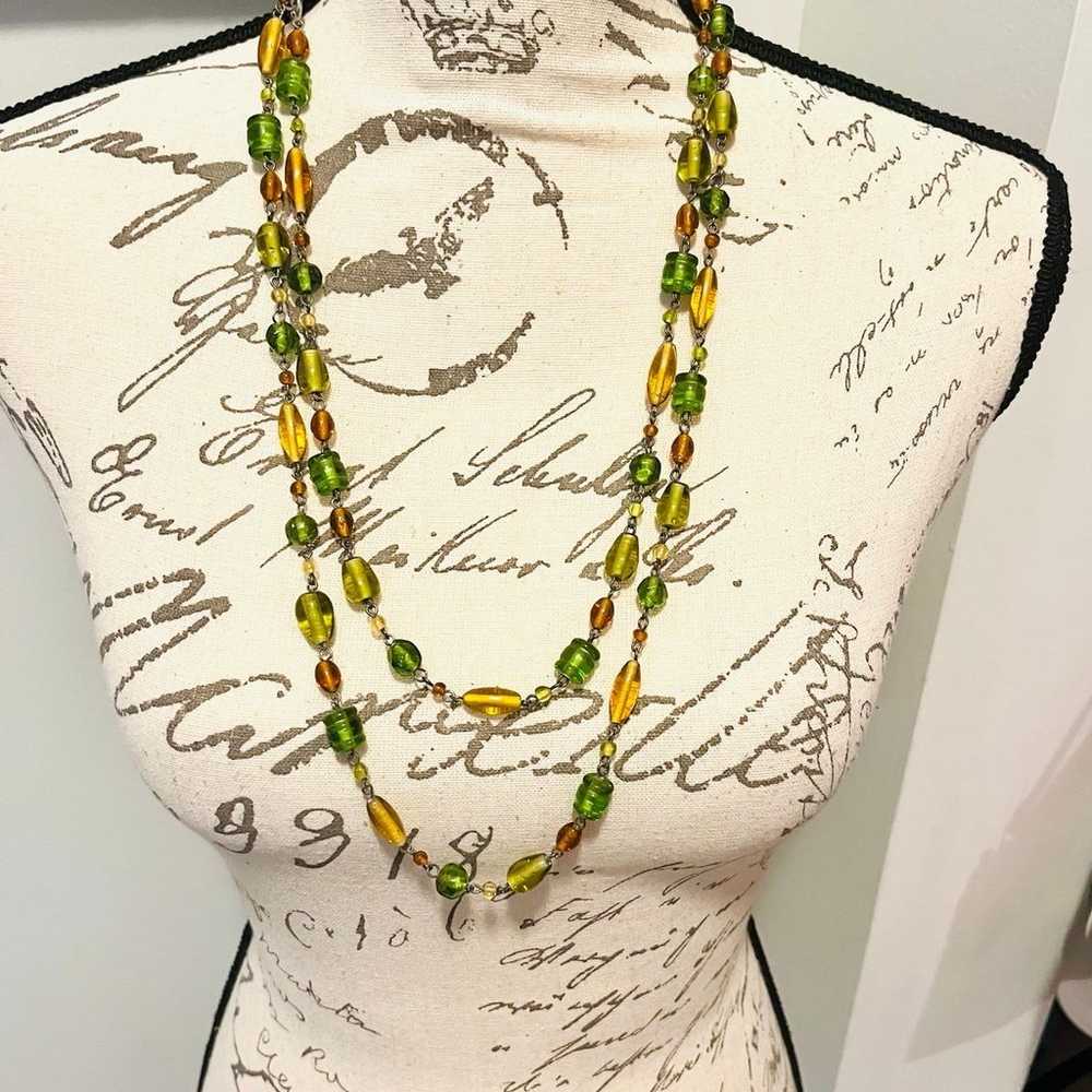 Gorgeous Vintage Venetian, Murano glass necklace,… - image 10