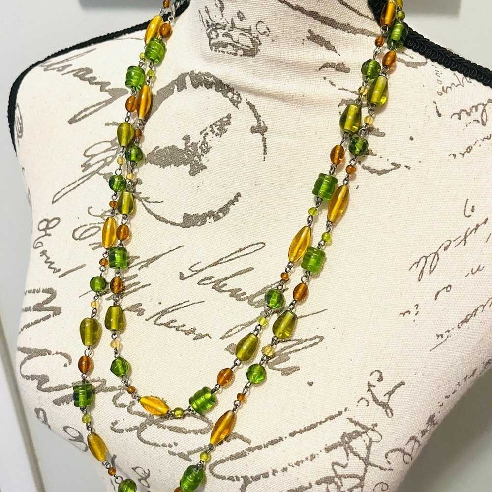 Gorgeous Vintage Venetian, Murano glass necklace,… - image 11