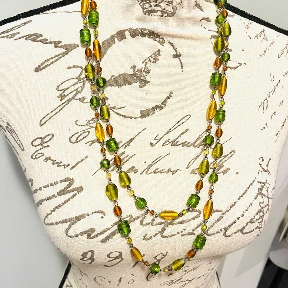 Gorgeous Vintage Venetian, Murano glass necklace,… - image 12