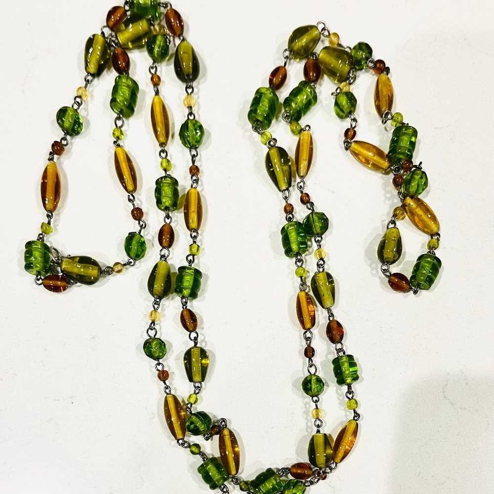 Gorgeous Vintage Venetian, Murano glass necklace,… - image 5