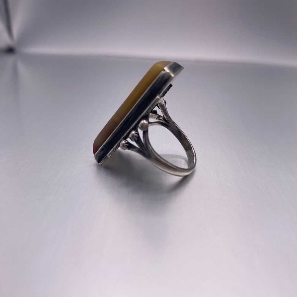 Vintage Native Sterling Ring - image 3