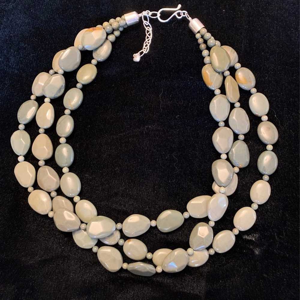 Vintage Jay King stone necklace - image 1