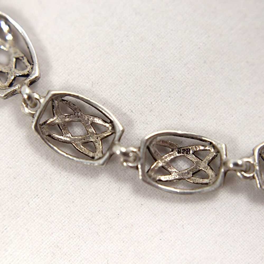 Vintage 925 Sterling Silver Celtic Knot Pagan Tri… - image 7