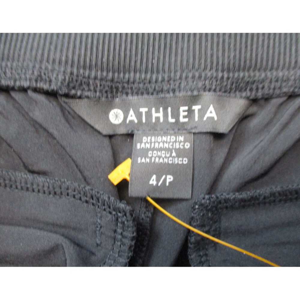 Athleta Womens 4 Pocket Cropped Black Sweatpants … - image 3