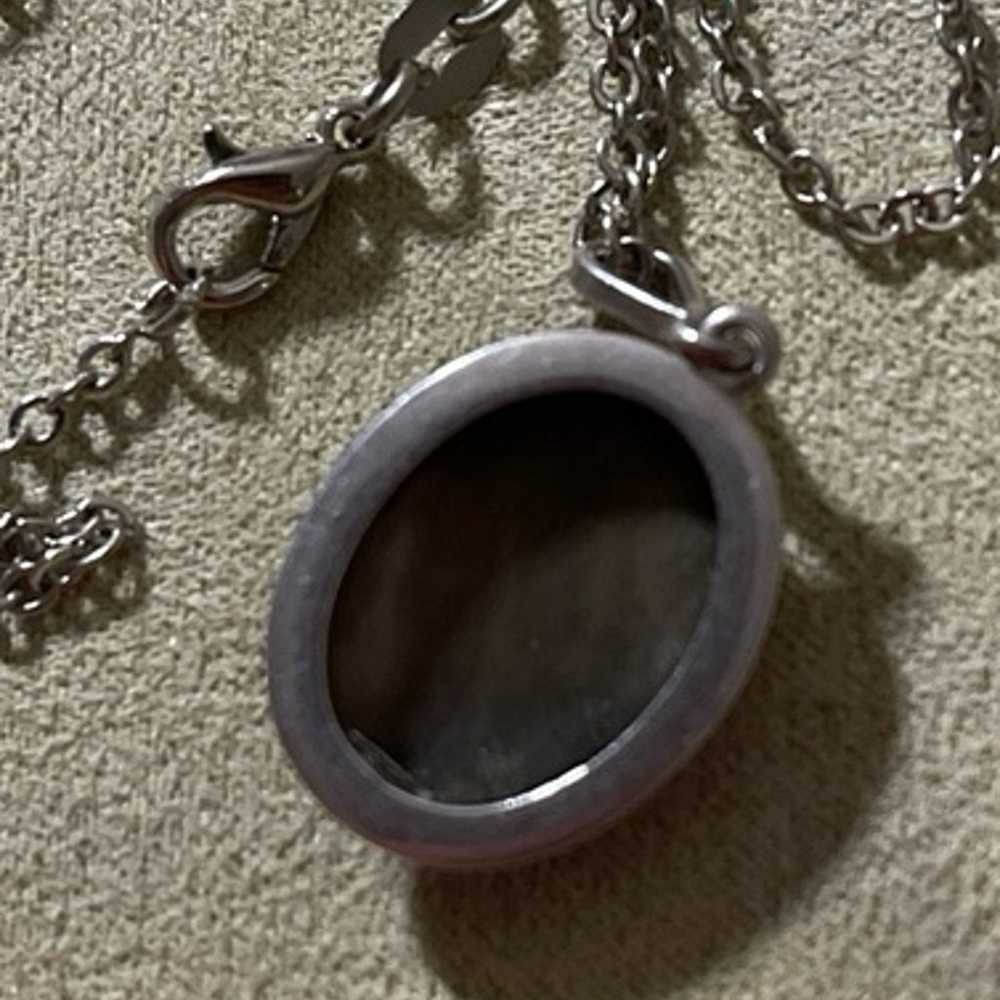 Vintage Shell Cameo in a Sterling Silver Setting - image 3