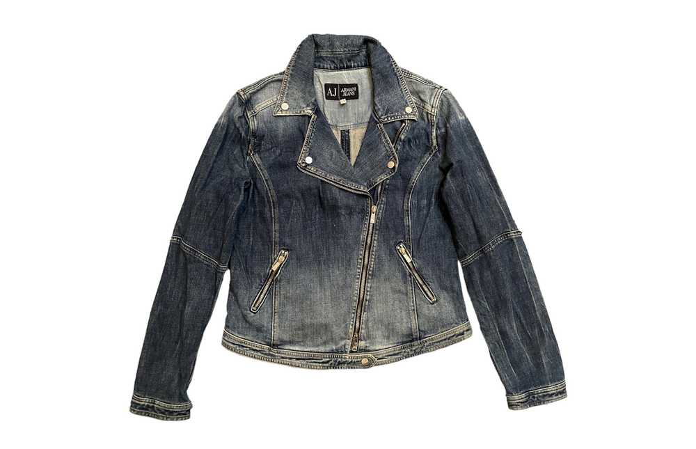 Armani × Denim Jacket × Vintage Vintage 90s Arman… - image 1