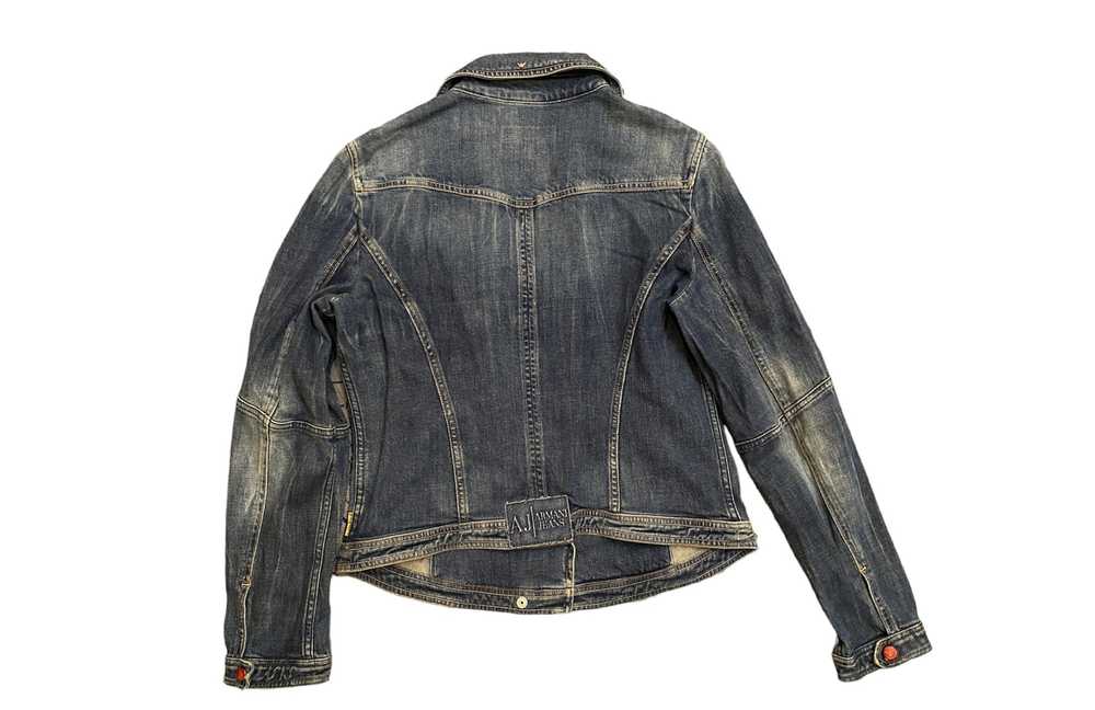 Armani × Denim Jacket × Vintage Vintage 90s Arman… - image 5