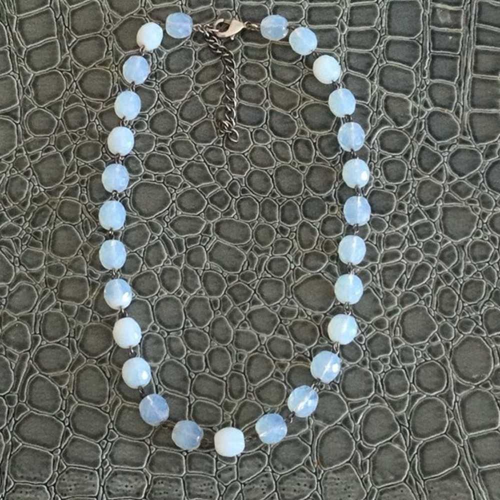 Vintage Opalescent Briolette Necklace - image 2