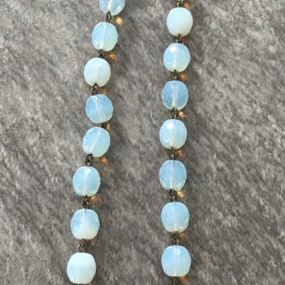 Vintage Opalescent Briolette Necklace - image 4