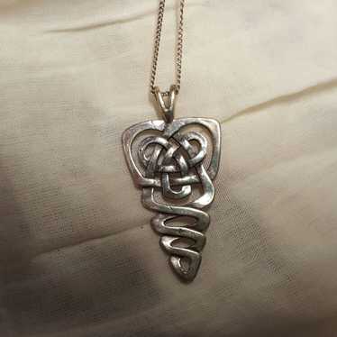 Sterling Silver Celtic Knot Arrow