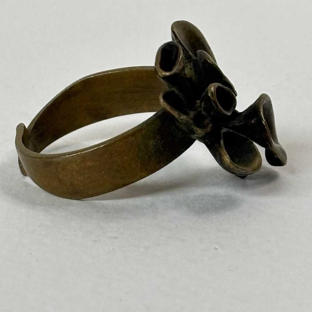 Hannu Ikonen Ring - Adjustable Vintage Organic Fi… - image 6