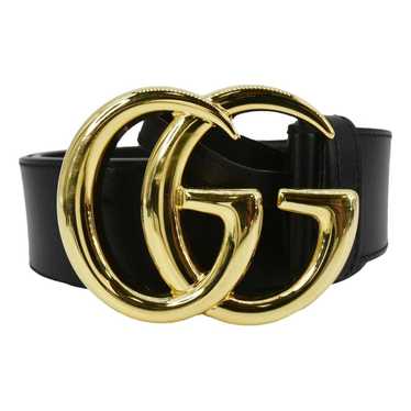 Gucci GG Buckle leather belt