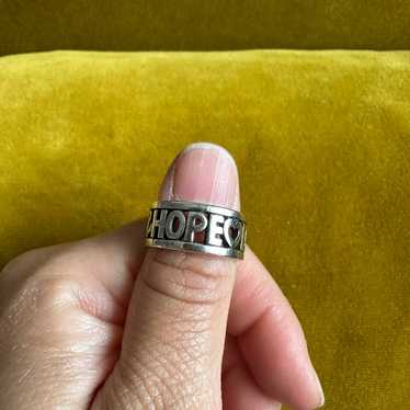 James Avery Faith, Hope & Love Ring Size 6 - image 1