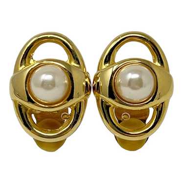 Paolo Gucci Vintage 80's Oval Gold Tone  Round Fa… - image 1