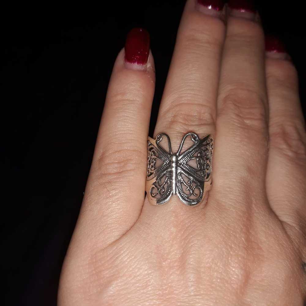 Vintage Butterfly ring - image 2