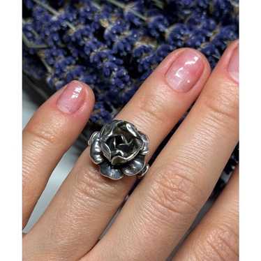 925 STERLING SILVER ROSE RING SIZE 3