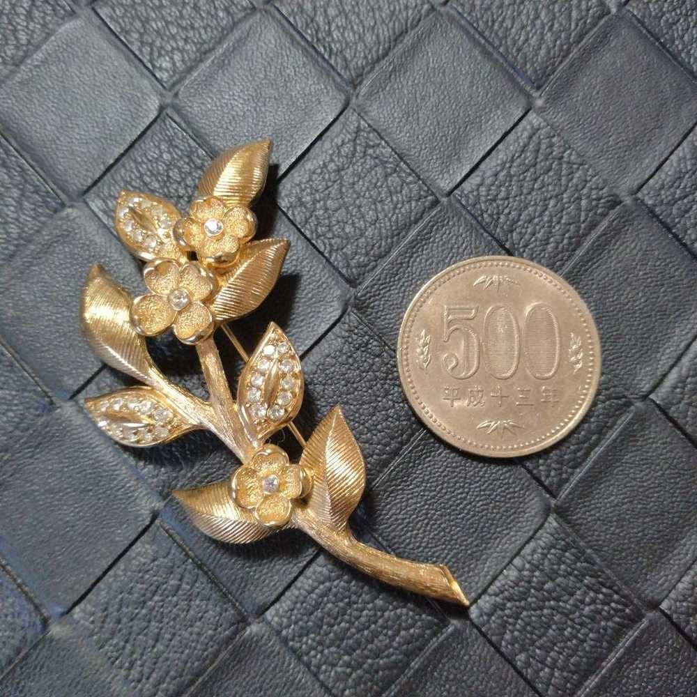 Christian Dior Flower Motif Brooch Vintage Bijou - image 8