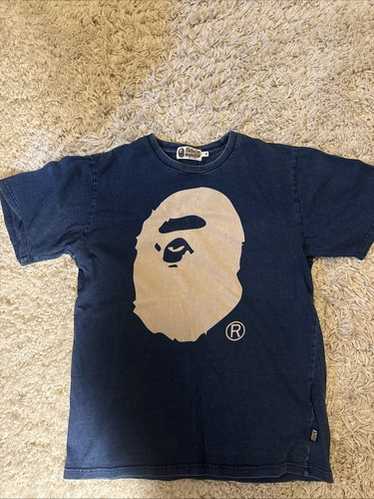 【A BATHING APE】フロントプリントTシャツ (Y2K USED) y2k❤️ A BATHING APE エイプヘッド ロゴ Tシャツ - メルカリ