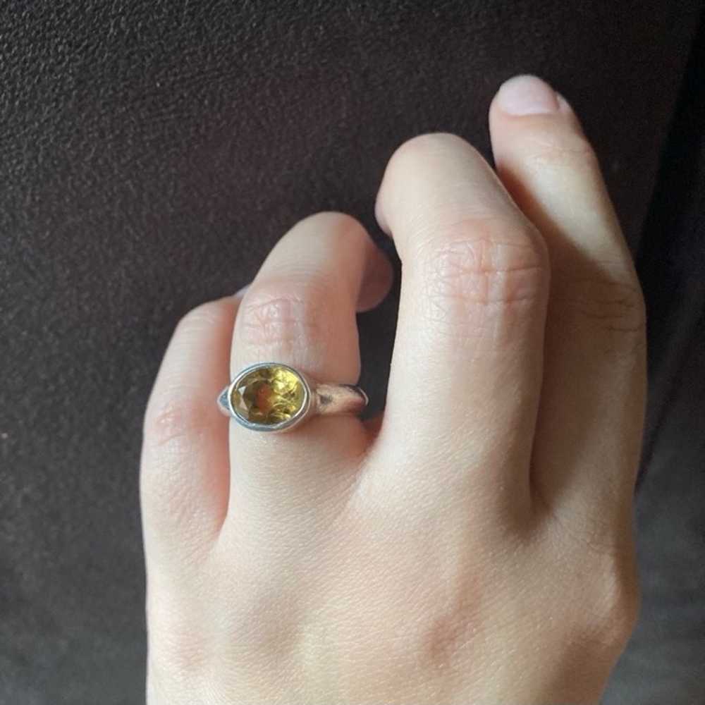 Vintage citrine Ring - image 3