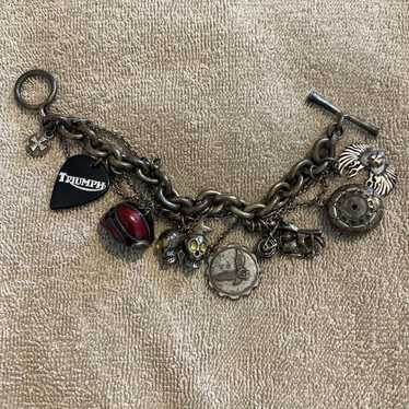 Vintage Lucky Brand Triumph Charm Bracelet