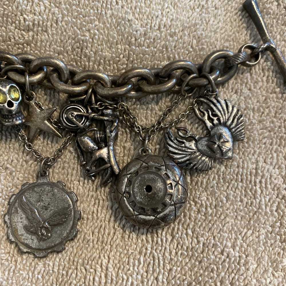 Vintage Lucky Brand Triumph Charm Bracelet - image 4