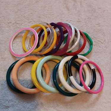 Vintage Retro Bangle Bracelets Lot