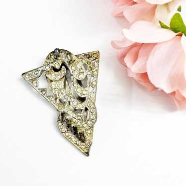 Art Deco Vintage Dress Scarf Clip