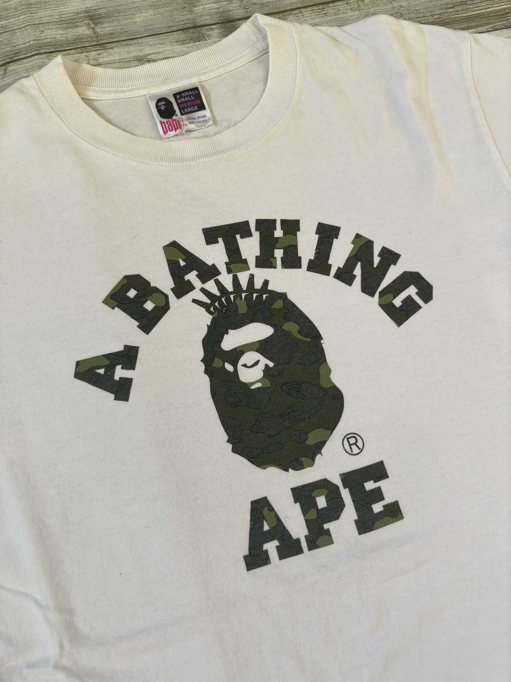 Bape Crown College Logo Tee - image 1