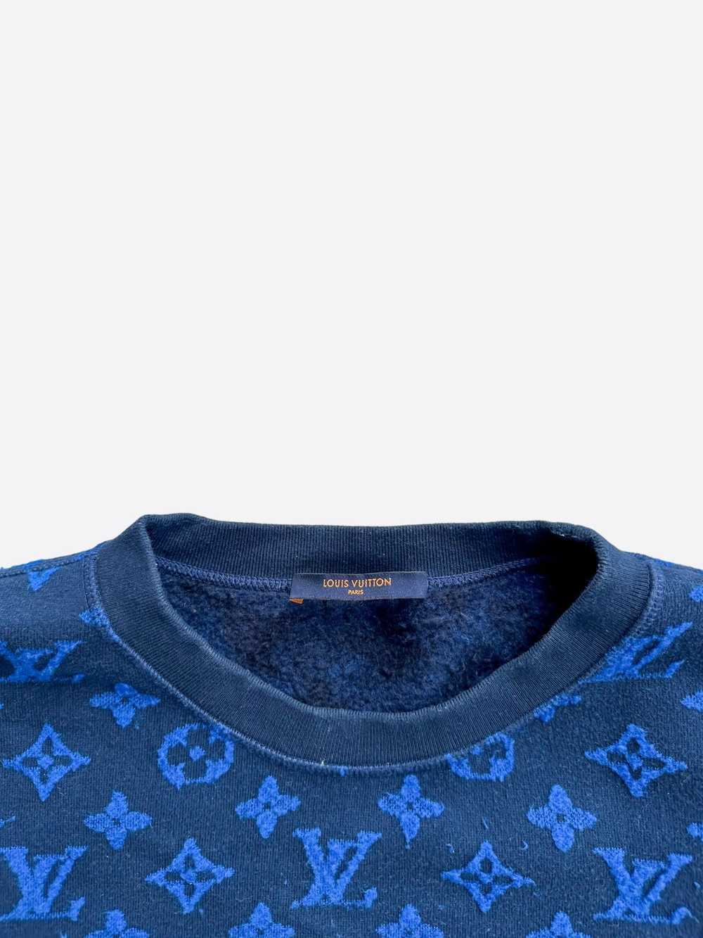 Louis Vuitton Louis Vuitton Blue Monogram Jacquar… - image 3