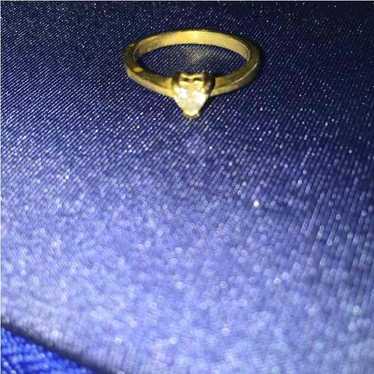 14k Yellow Gold Solitaire Ring