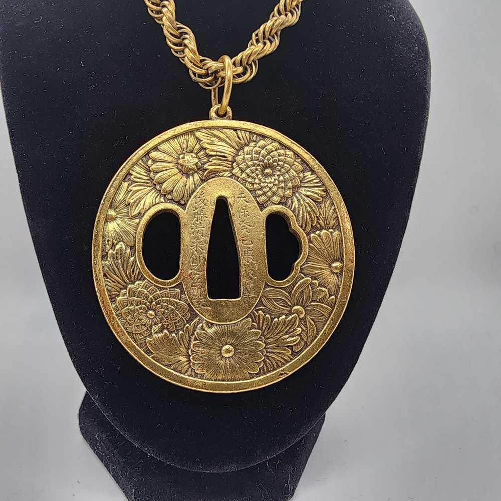 Alva Museum Japanese Medallion Pendant - image 4