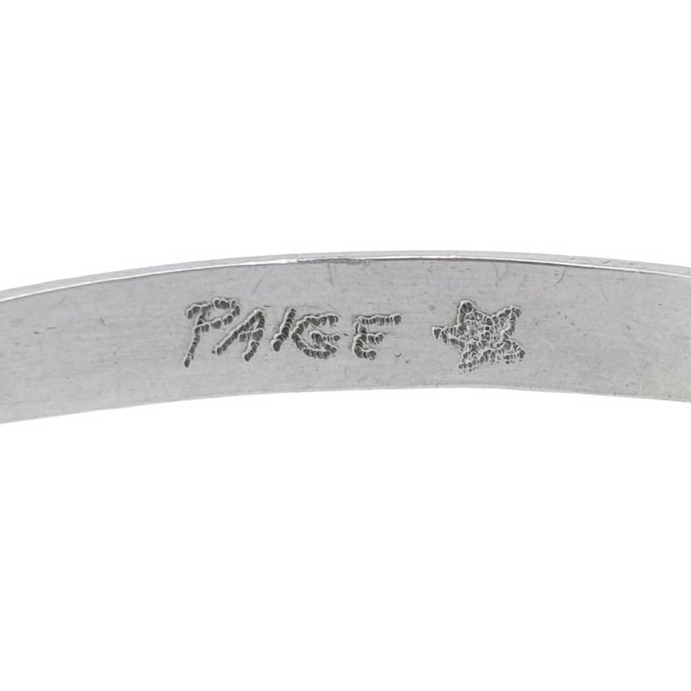 Vintage Paige Sterling Silver 925 5mm Notched Ban… - image 3